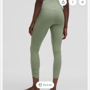 36. NWT Lululemon align ruched petal-hem leggings Size 0